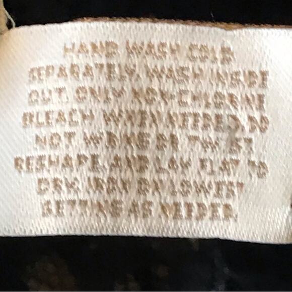 Chico’s Size Medium(8) Black Chevron Textured Knit Cardigan-Lace & Leopard Trim - Picture 13 of 14